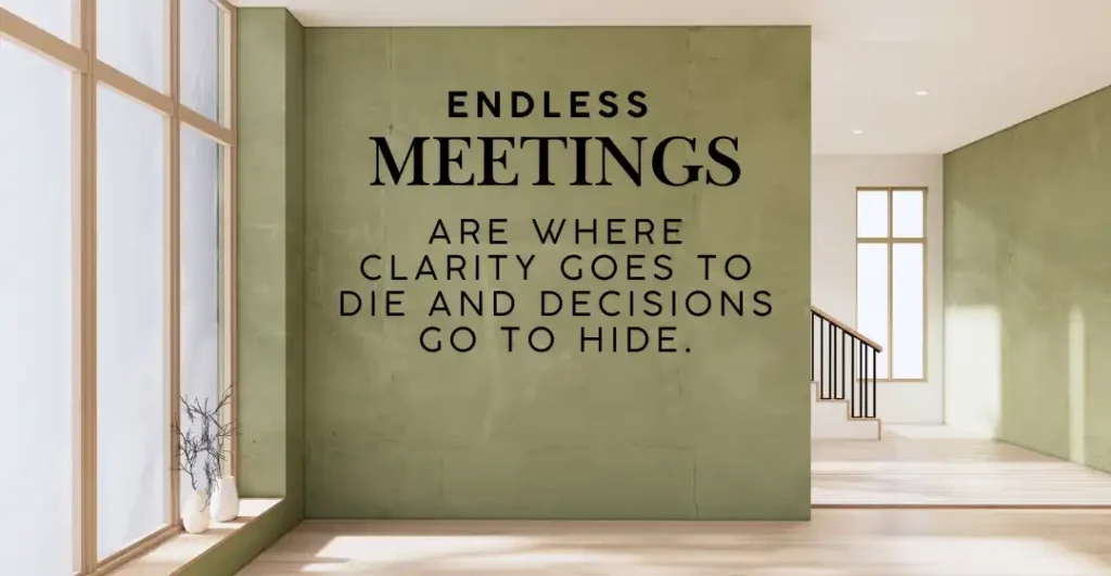 Team in stuck meeting loop