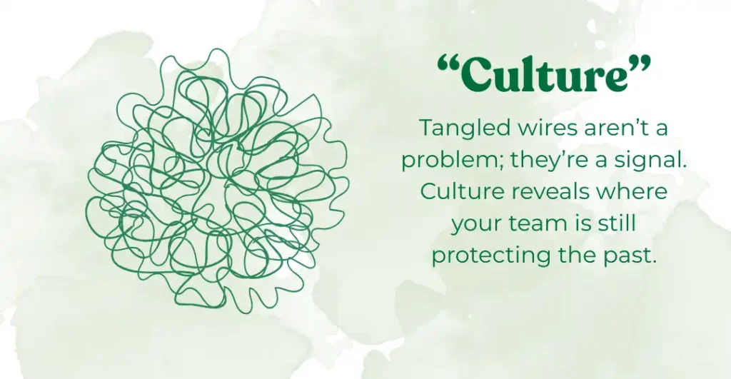 angled wires labeled ‘culture’