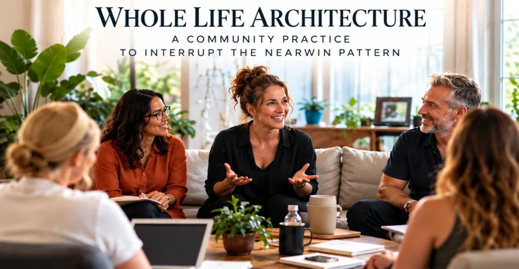Business owner breaking the cycle of entrepreneurial stagnation through Whole Life Architecture community practice